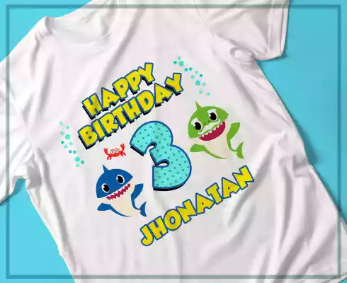 vectores plantilas BABY SHARK,CUMPLEAñOS,NIñO,CARICATURA,FESTEJO,NIÑA,